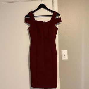 Burgundy Calvin Klein dress size 4